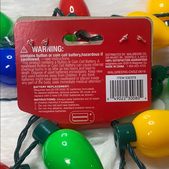 2-Sets for $8 🟢Flashing🔴 Christmas Bulb Necklace, by beJolly, NWT & Battery - Picture 4 of 6